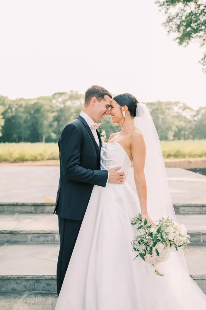 haley and jason at the hadden estate in georgia
