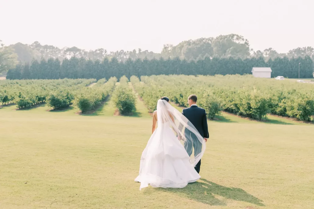 haley and jason at the hadden estate in georgia